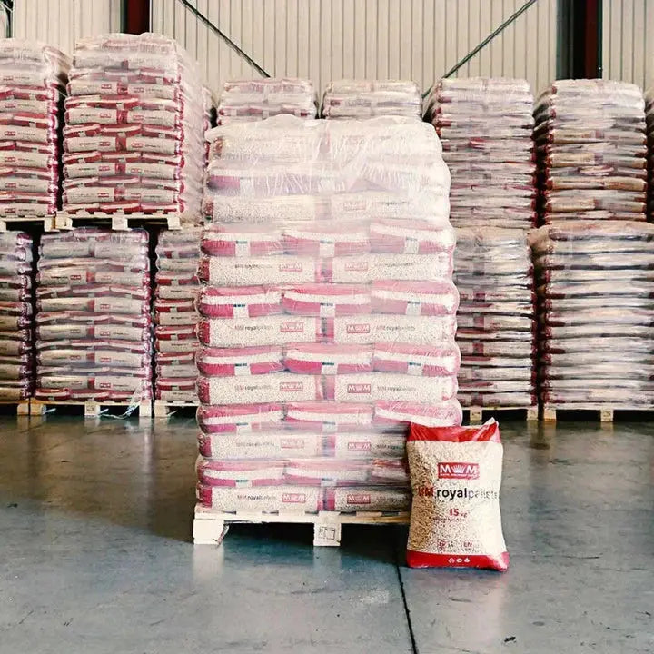 Palette de Pellets MM Royal ( Royal Pellets ) – 78 Sacs Plastique BoisDeChauffe