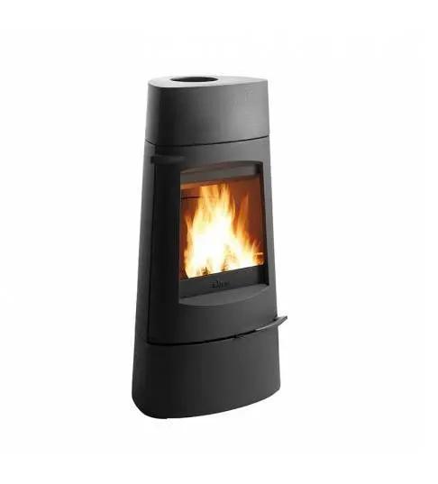 Poêle à bois Invicta Aratos 8 kW – Fonte anthracite, faible émission CO, bûches < 39 cm INVICTA