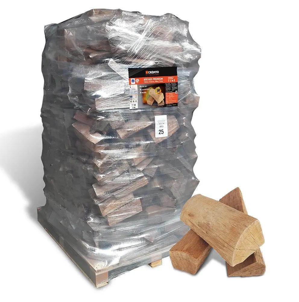 Bûches de chauffage en vrac extra-sec – feuillus durs – 25, 30 ou 40 cm au choix Generic