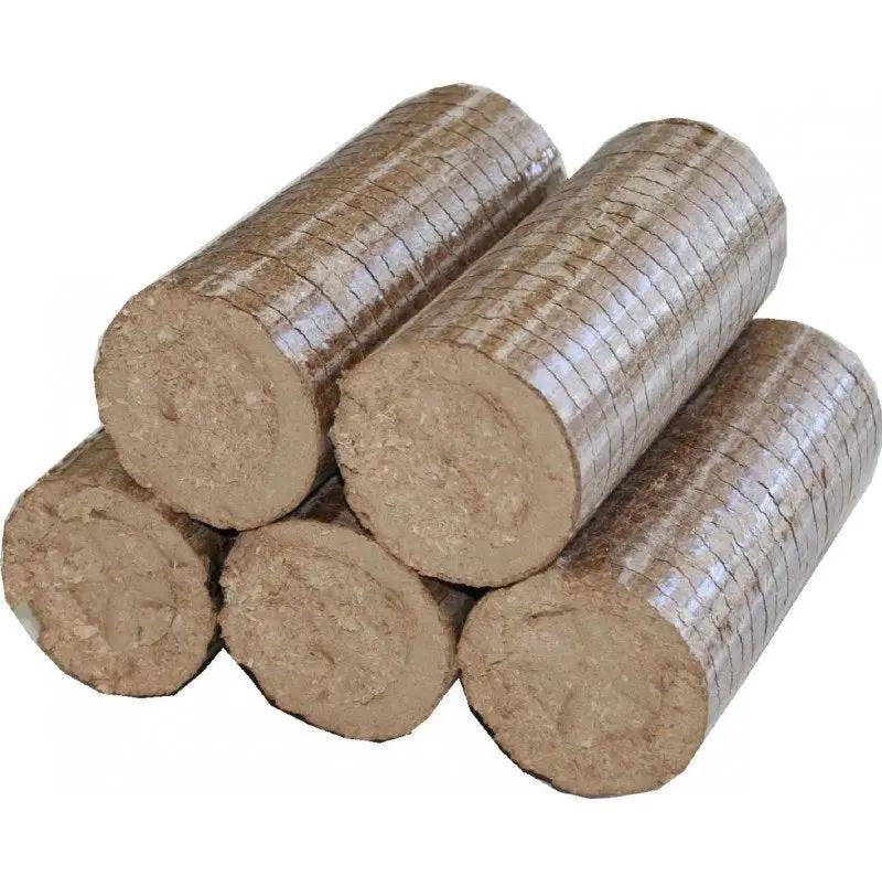 Palette Bûches compressées longue durée – 1008 kg – 100% naturelles – Grand Est – 168 sacs de 6 kg Piskorski Bois Énergie